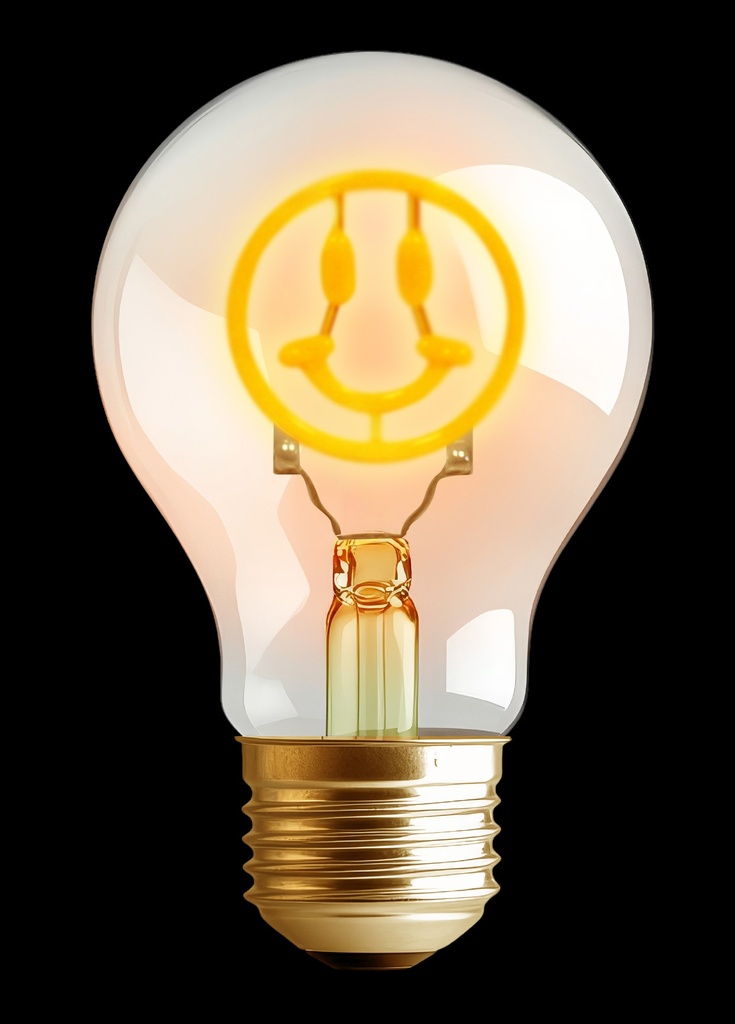 [237384] Synergy 21 LED Deko Bulb A68 Smile, aufladbar